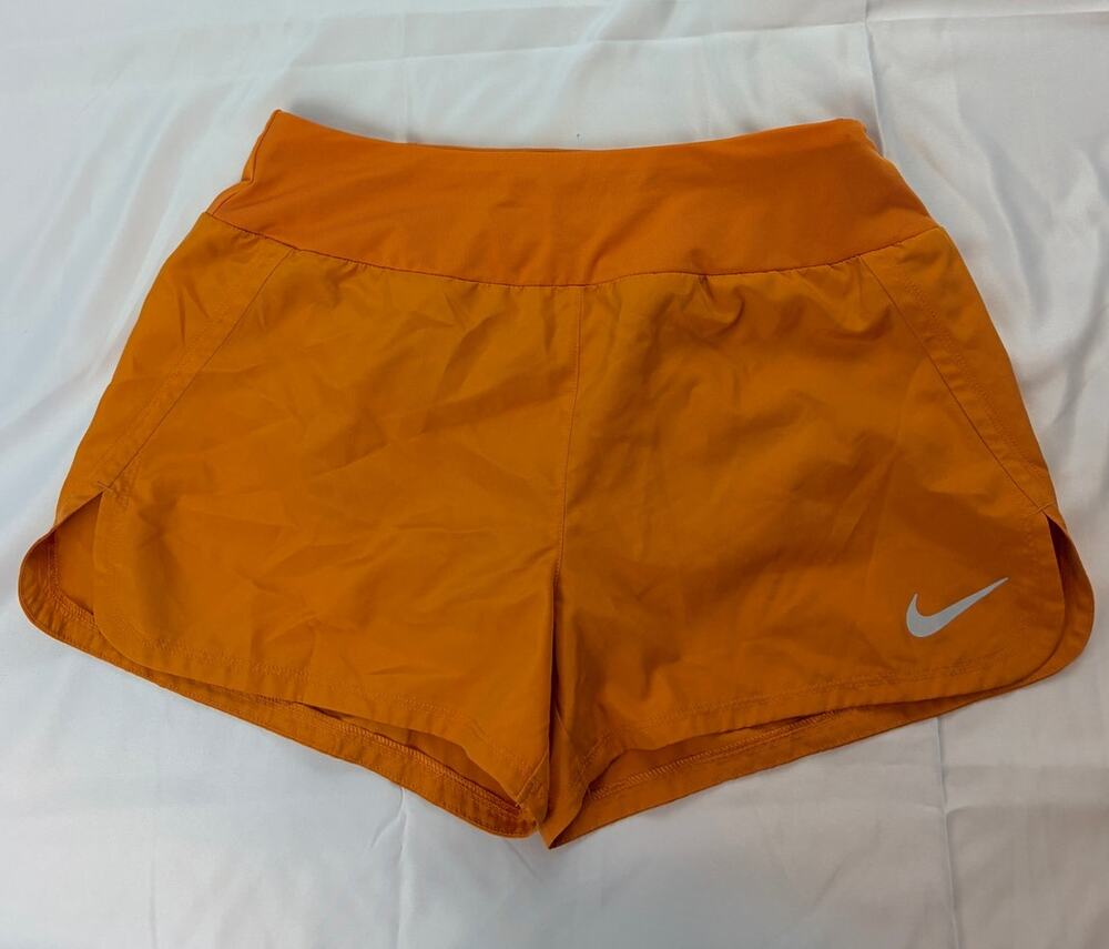 Nike Tempo Dri-FIT Orange Running Shorts Brief-Lined Women's Size S